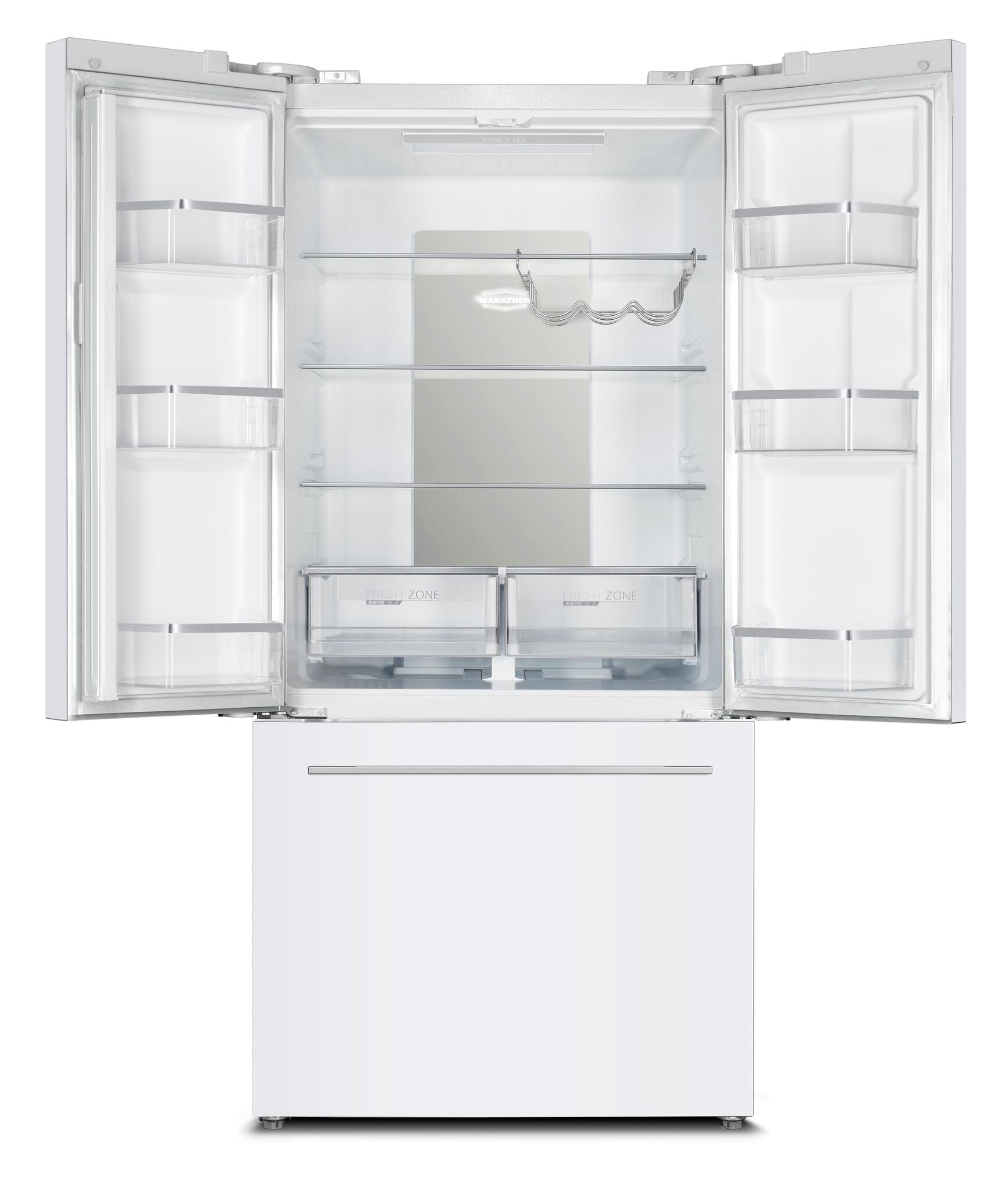 Marathon 36" 20.8 Cu. Ft. White French Door Refrigerator - MFF208WFD