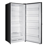 Marathon Black Steel Convertible Fridge/Freezer (21.2 Cu.Ft.) - MFF212BLS