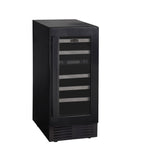 Marathon Black Steel Dual Zone Wine Cooler - MWC28-DBLS