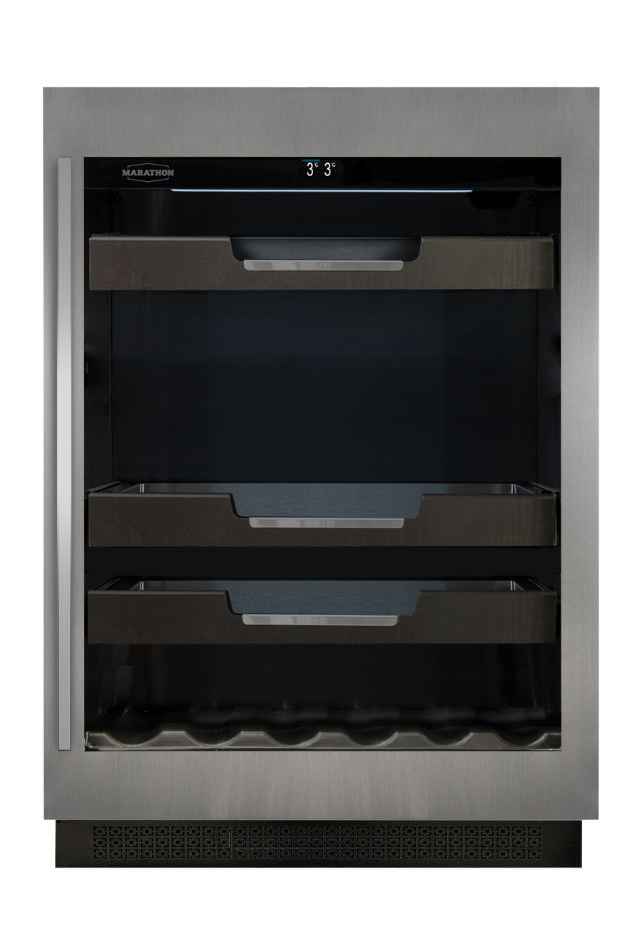 Marathon 24" Single-Zone Stainless Steel Beverage Cooler - M4-100SS