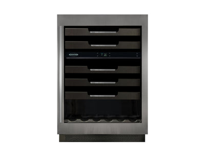 Marathon 24" Dual-Zone Stainless Steel Wine Cooler – M4-D200SS