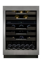 Marathon 24" Dual-Zone Stainless Steel Wine Cooler – M4-D200SS