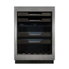 Marathon 24" Dual-Zone Stainless Steel Wine & Beverage Cooler – M4-D250SS
