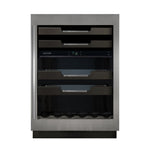 Marathon 24" Dual-Zone Stainless Steel Wine & Beverage Cooler – M4-D250SS