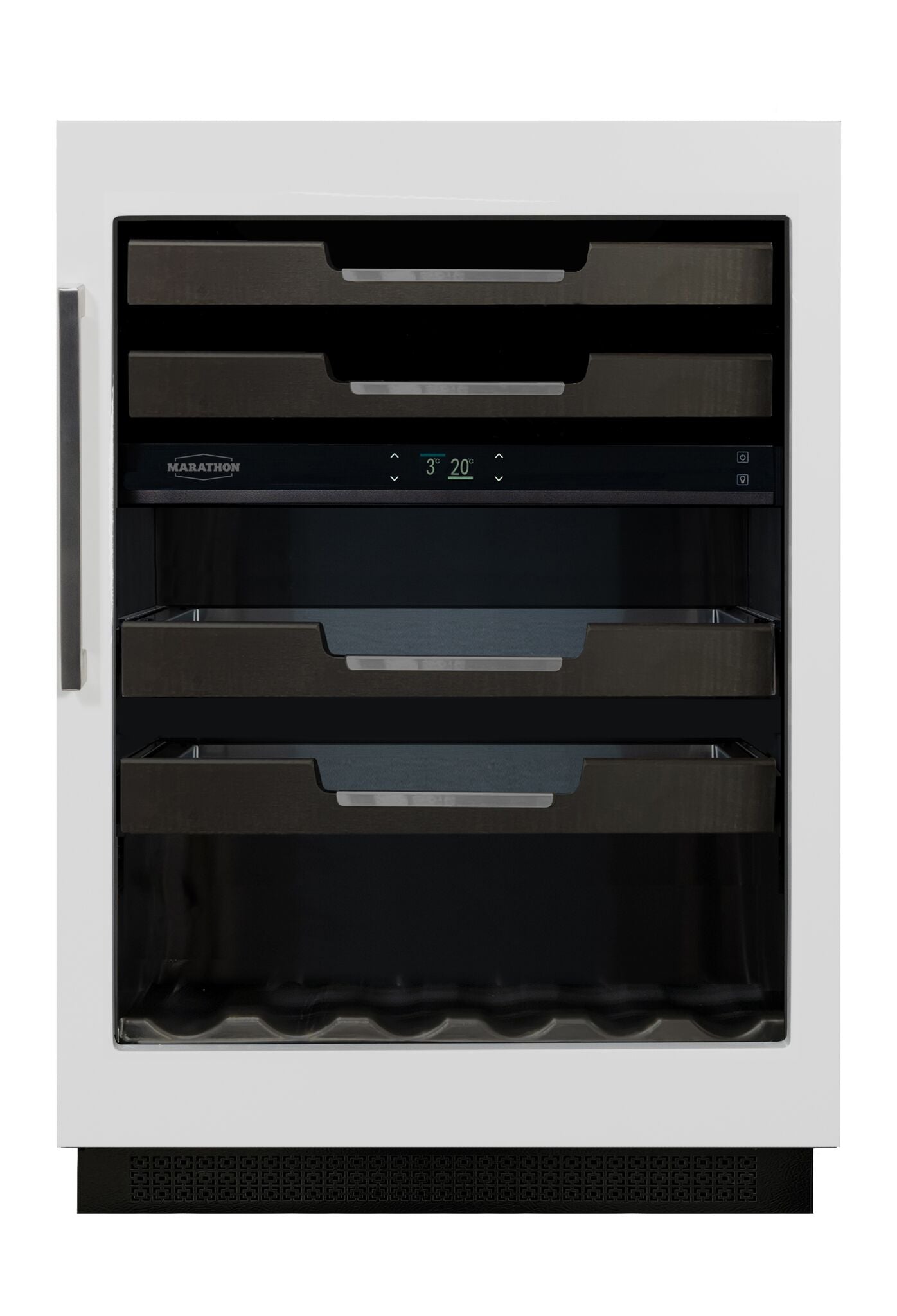 Marathon 24" Dual-Zone Panel-Ready Wine & Beverage Cooler – M4-D250PANR