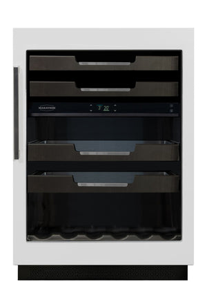 Marathon 24" Dual-Zone Panel-Ready Wine & Beverage Cooler – M4-D250PANR