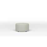 Duffield Round Ottoman - Patina Light Grey