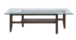 Mars 48" Coffee Table - Dark Brown