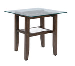 Mars 24" End Table - Dark Brown