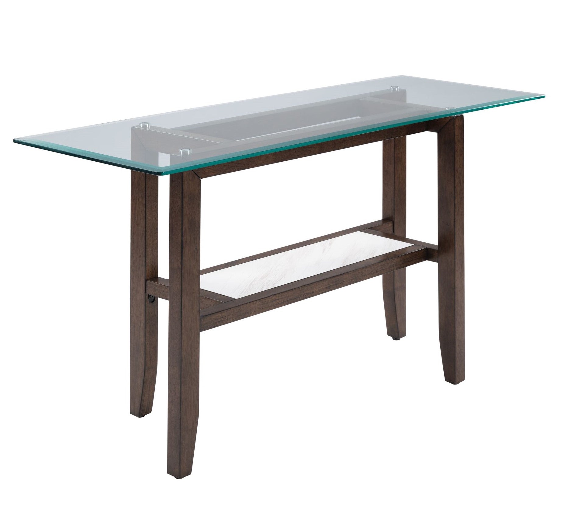 Mars 50" Sofa Table - Dark Brown