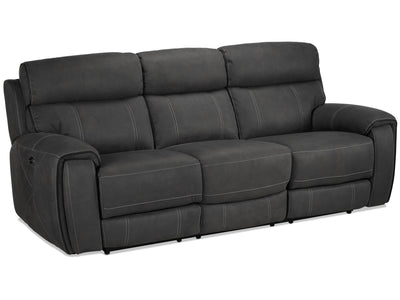 Martin II Power Reclining Sofa - Dark grey