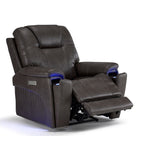 Matrix Triple Power Sofa and Chair Set - Smoke