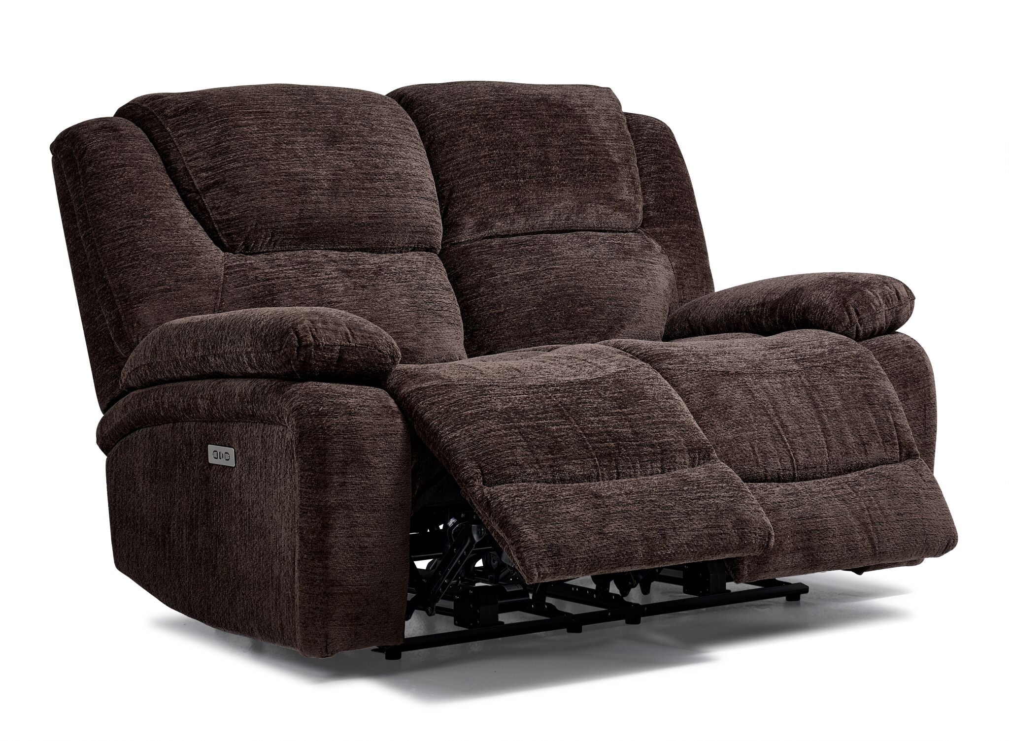 Maxwell Power Reclining Loveseat - Brown | Leon's
