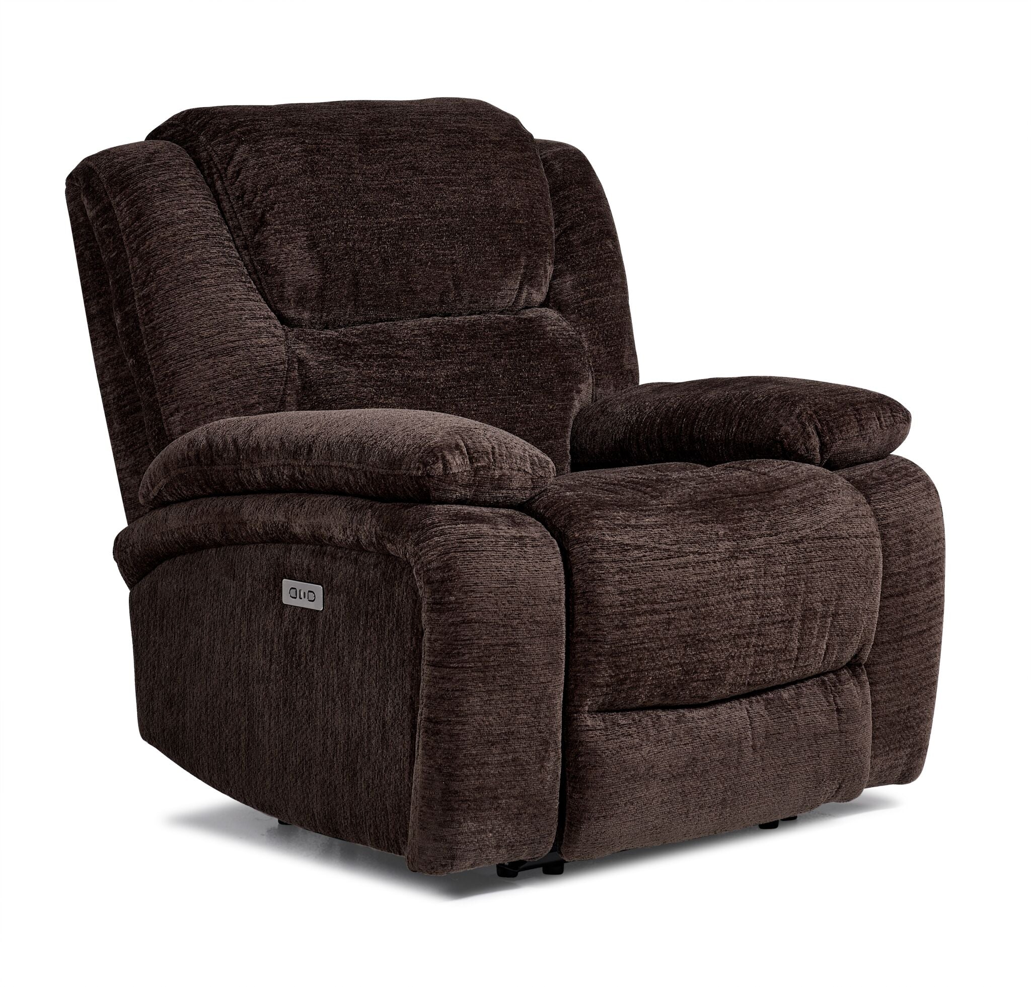 Maxwell Power Reclining Sofa, Loveseat and Chair Set - Brown | Leon's