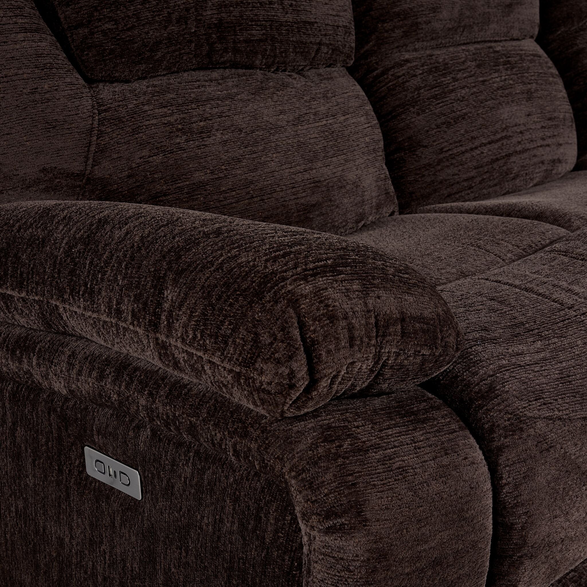 Maxwell Power Recliner - Brown