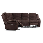 Maxwell 5-Piece Power Reclining Sectional - Brown