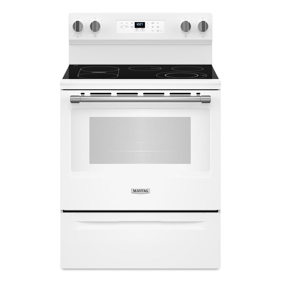 Maytag White Electric Freestanding Range (5.3 Cu.Ft.) - YMFES6030RW