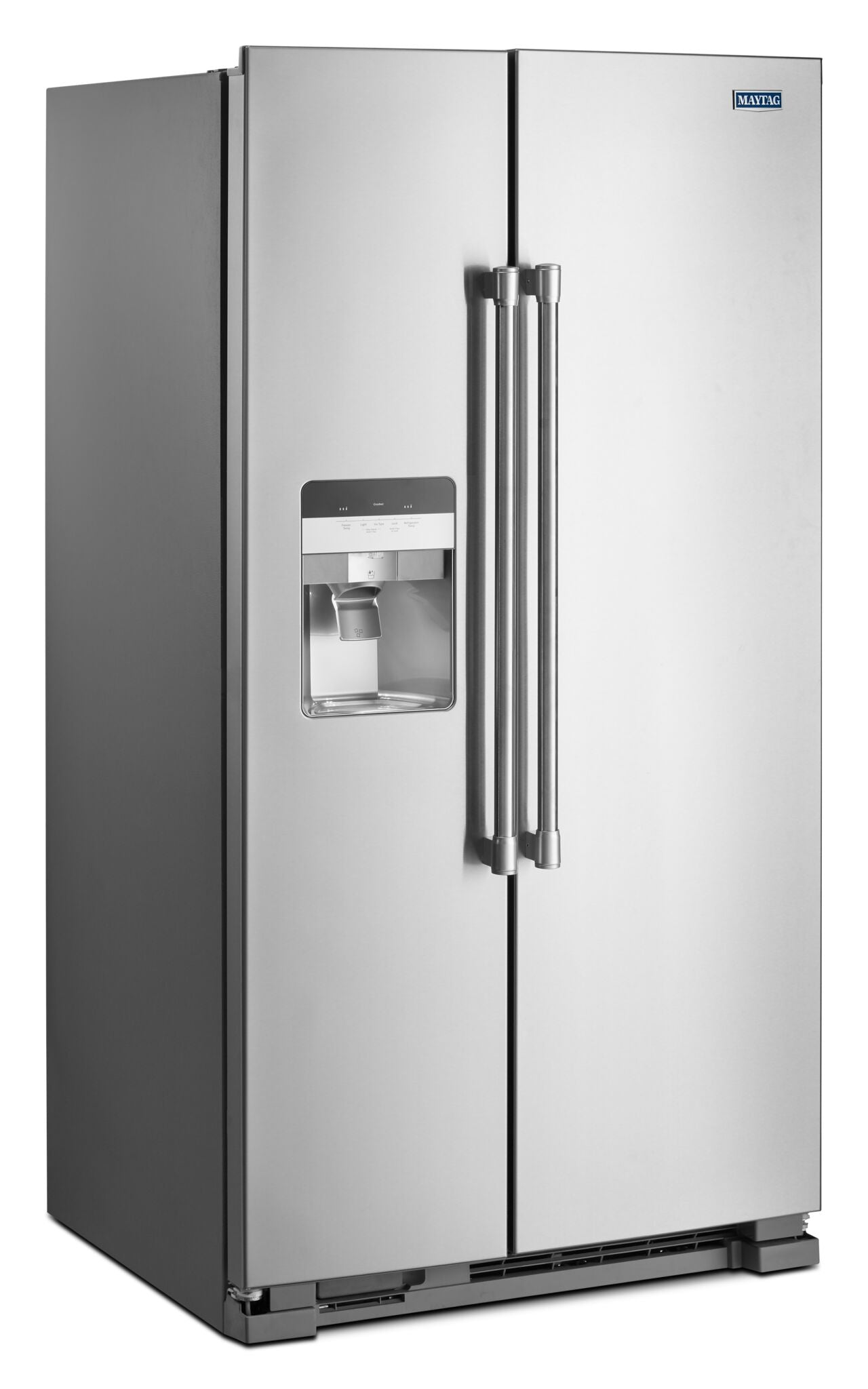 Maytag Fingerprint Resistant Stainless Steel Side-by-Side Refrigerator (24.51 Cu Ft) - MSS25C4MGZ