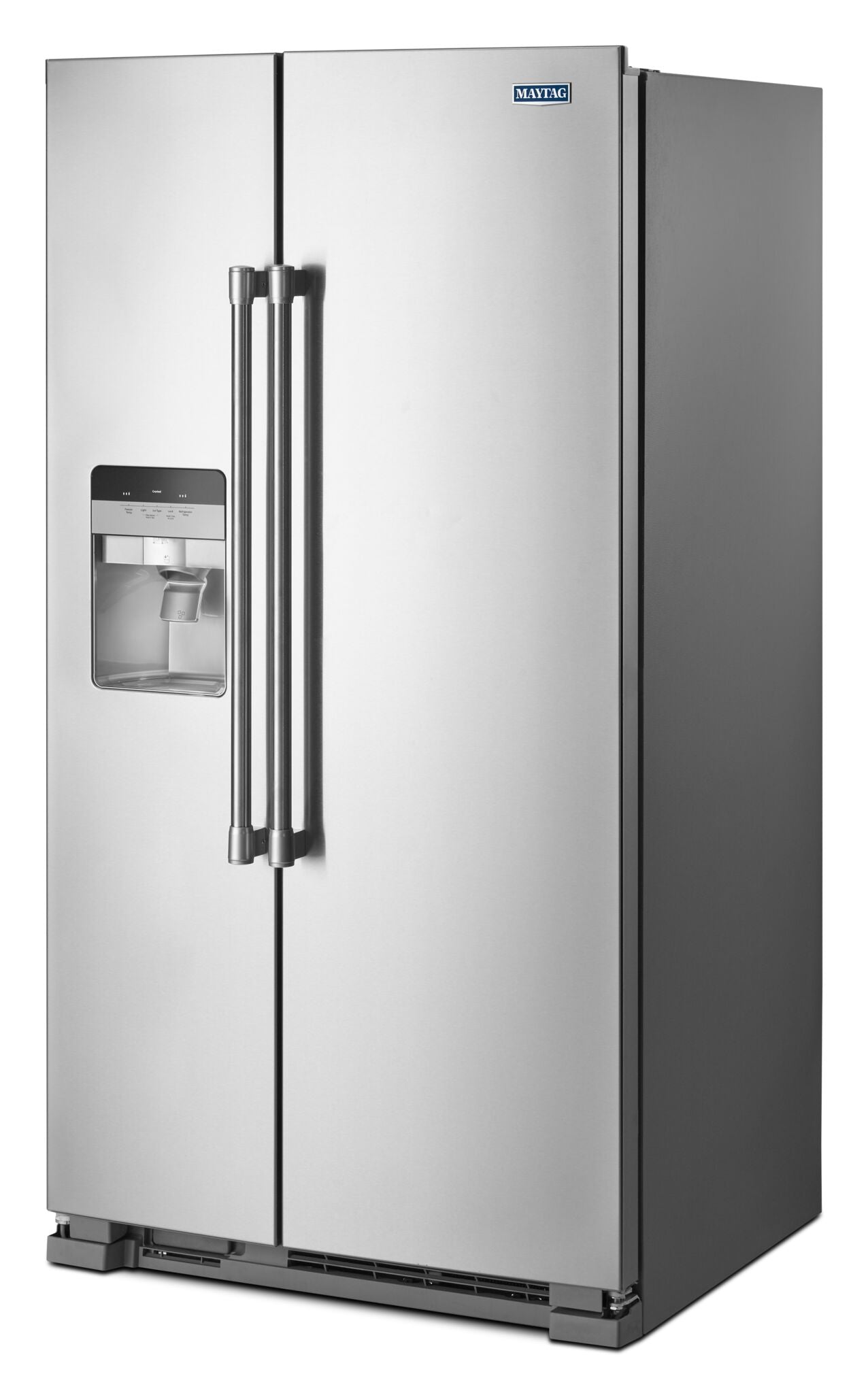 Maytag Fingerprint Resistant Stainless Steel Side-by-Side Refrigerator (24.51 Cu Ft) - MSS25C4MGZ