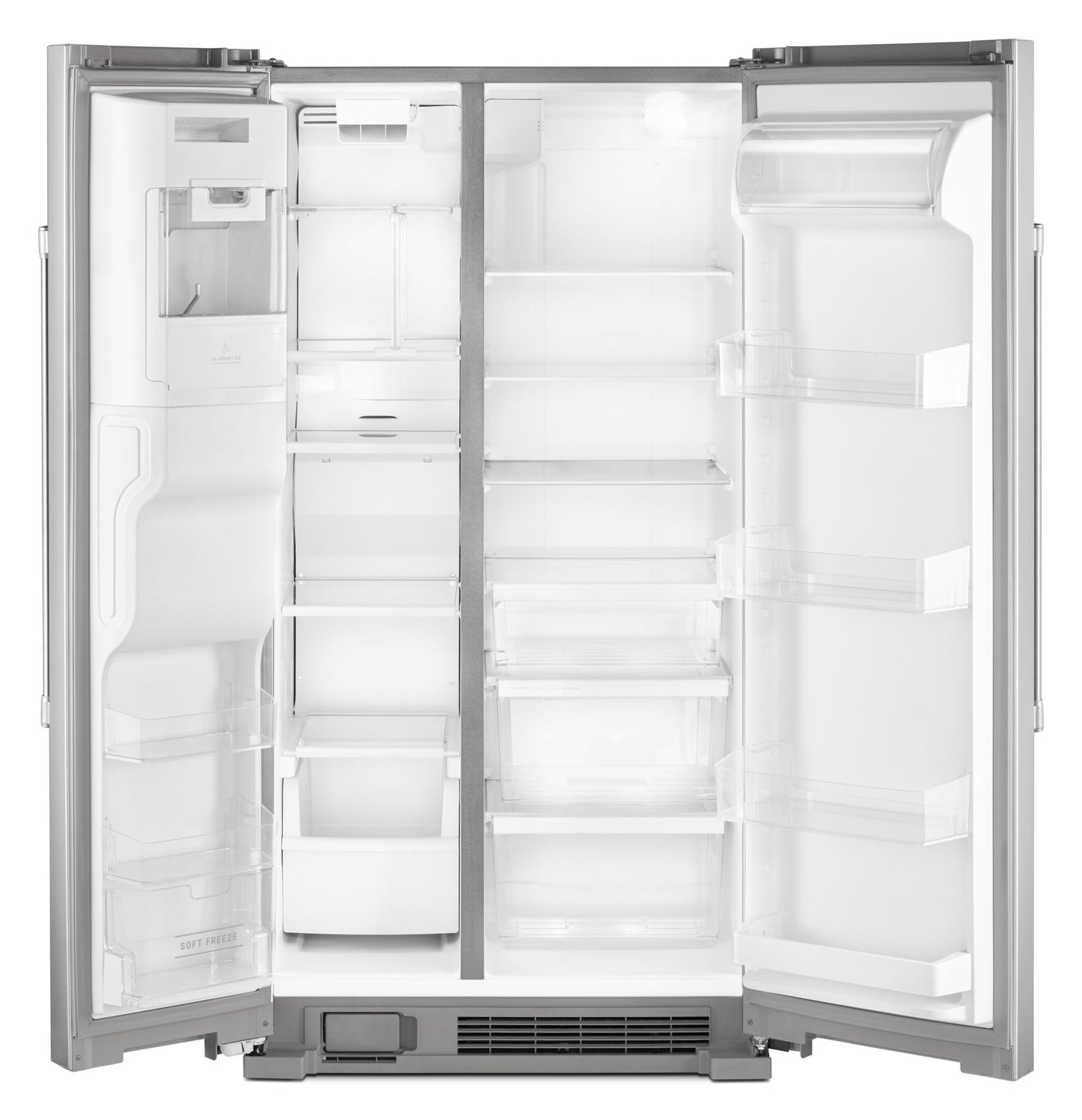 Maytag Fingerprint Resistant Stainless Steel Side-by-Side Refrigerator (24.51 Cu Ft) - MSS25C4MGZ