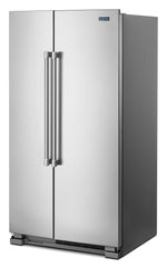 Maytag 35.88" 25 Cu. Ft. Fingerprint Resistant Stainless Steel  Side-by-Side Refrigerator - MSS25N4MKZ