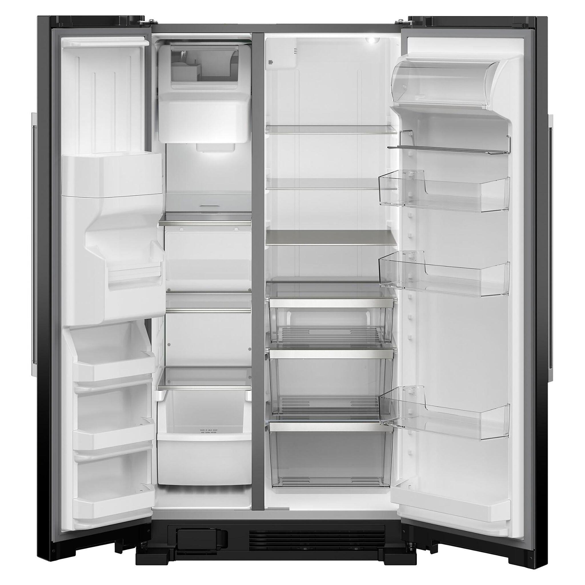Maytag 35.5" 24.5 Cu. Ft. Black Side-by-Side Refrigerator - MRSF4036PB