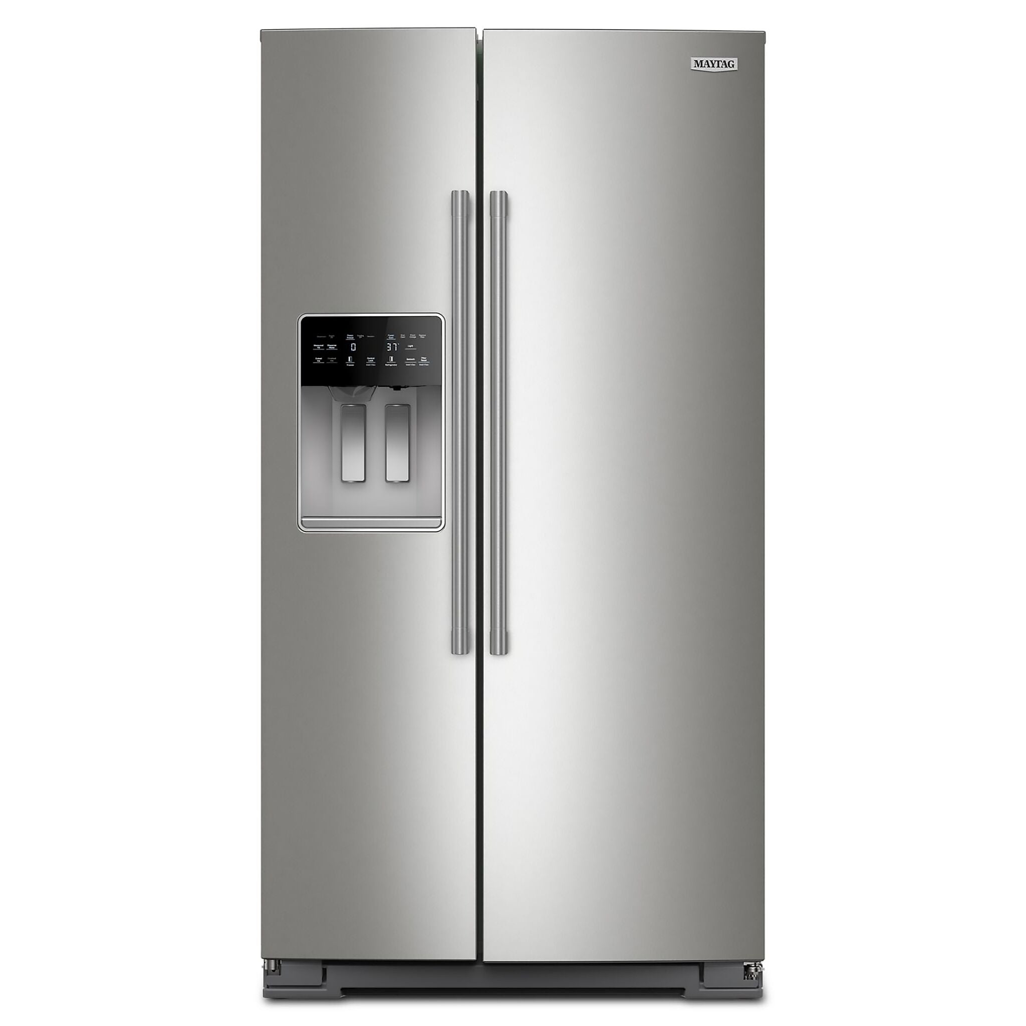 Maytag 36" 28.3 Cu. Ft. Fingerprint Resistant Stainless Steel Side-by-Side Refrigerator - MRSF6636RZ