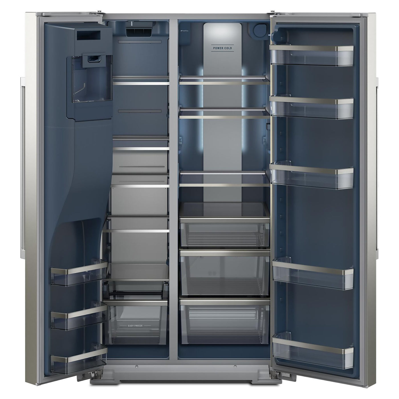 Maytag Fingerprint Resistant Stainless Steel Side-by-Side Refrigerator (28.3 Cu. Ft.) - MRSF6636RZ