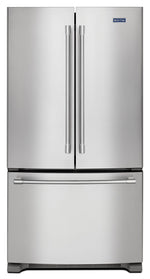Maytag 32.63" 22.1 Cu. Ft. Fingerprint Resistant Stainless Steel French Door Refrigerator - MRFF5033PZ