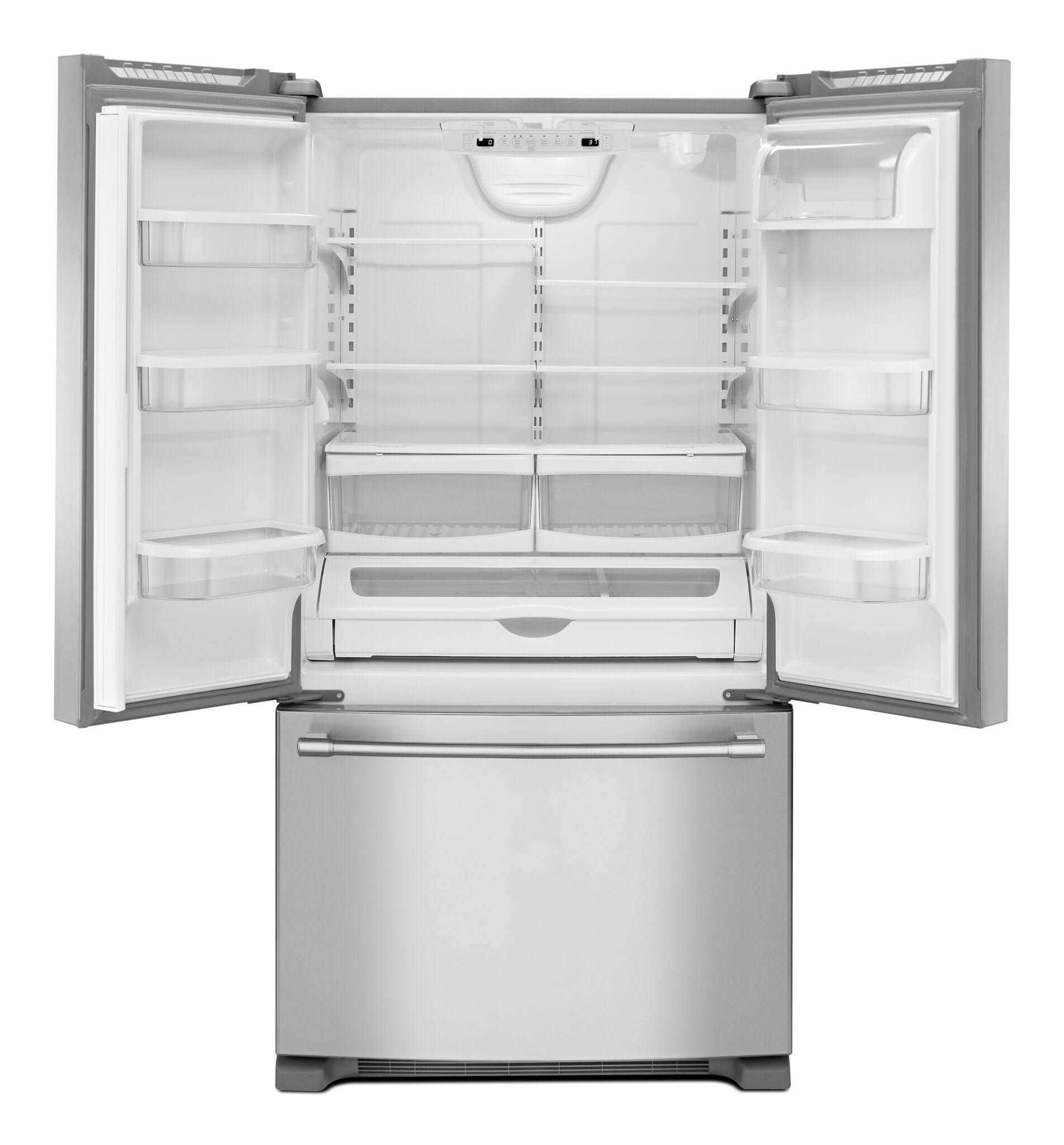 Maytag 32.63" 22.1 Cu. Ft. Fingerprint Resistant Stainless Steel French Door Refrigerator - MRFF5033PZ