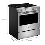 Maytag Fingerprint Resistant Stainless Steel Slide-In Electric Range (5.3 cu.ft.) - YMSES7030SZ