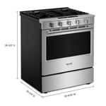 Maytag Fingerprint Resistant Stainless Steel Slide-In Gas Convection Range (5 cu.ft.) - MSGS7030SZ