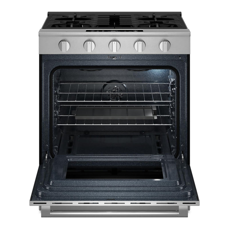 Maytag Fingerprint Resistant Stainless Steel Slide-In Gas Convection ...