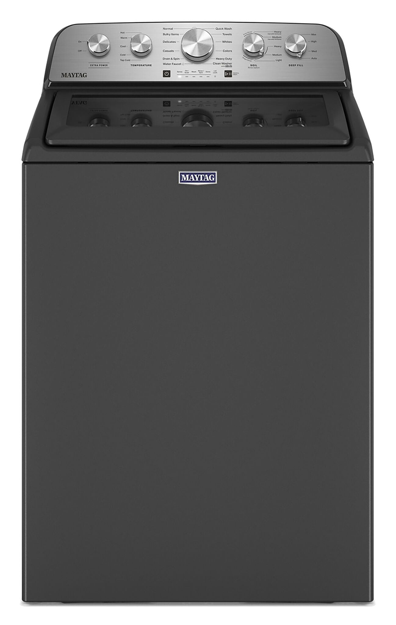 Maytag Volcano Black Top Load Washer (5.4 Cu Ft) - MVW5435PBK