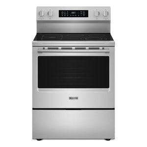 Maytag Fingerprint Resistant Stainless Steel Freestanding Electric Range (5.3 cu.ft.) - YMFES7030SZ