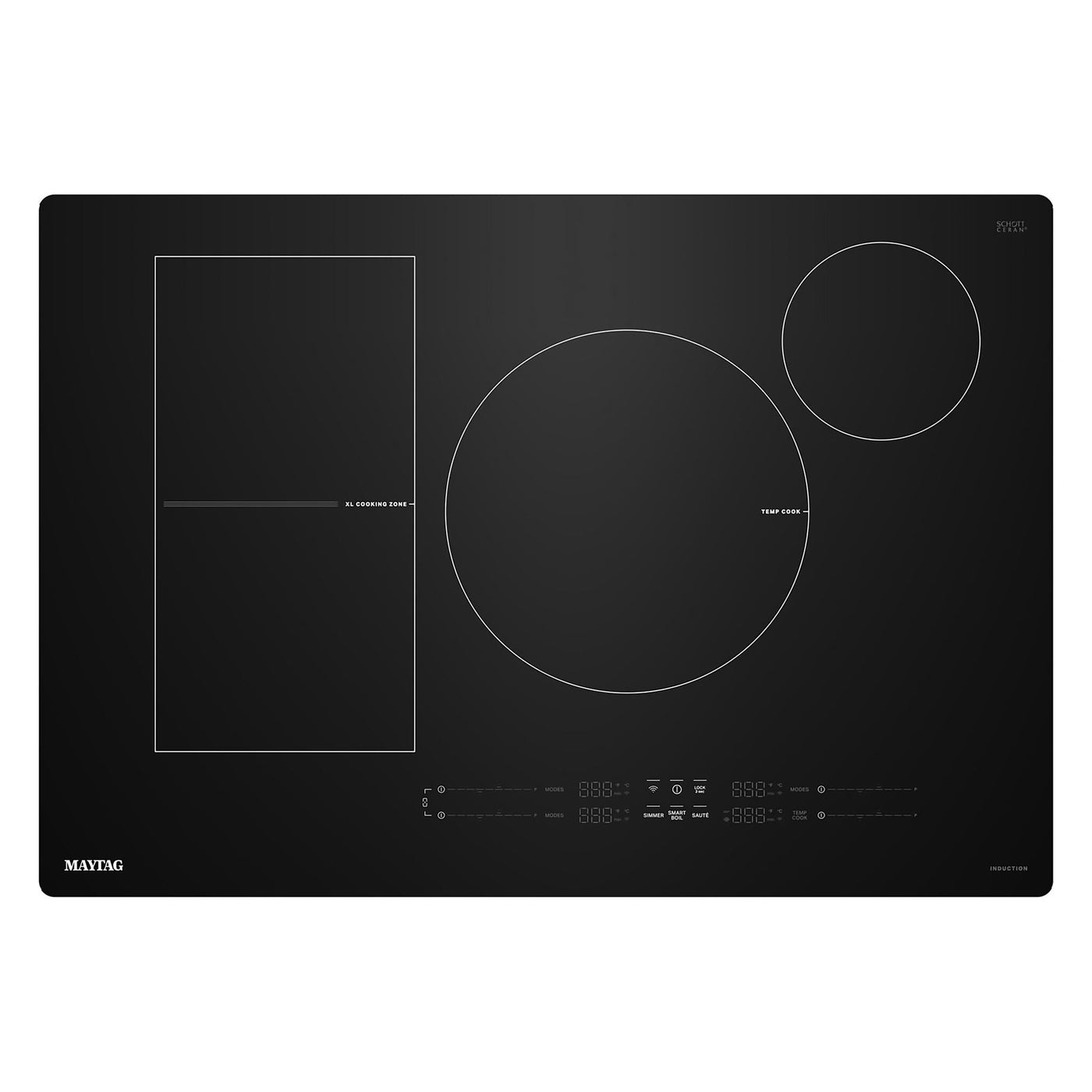 Maytag Black 30" Induction Cooktop - MCIT8030SB