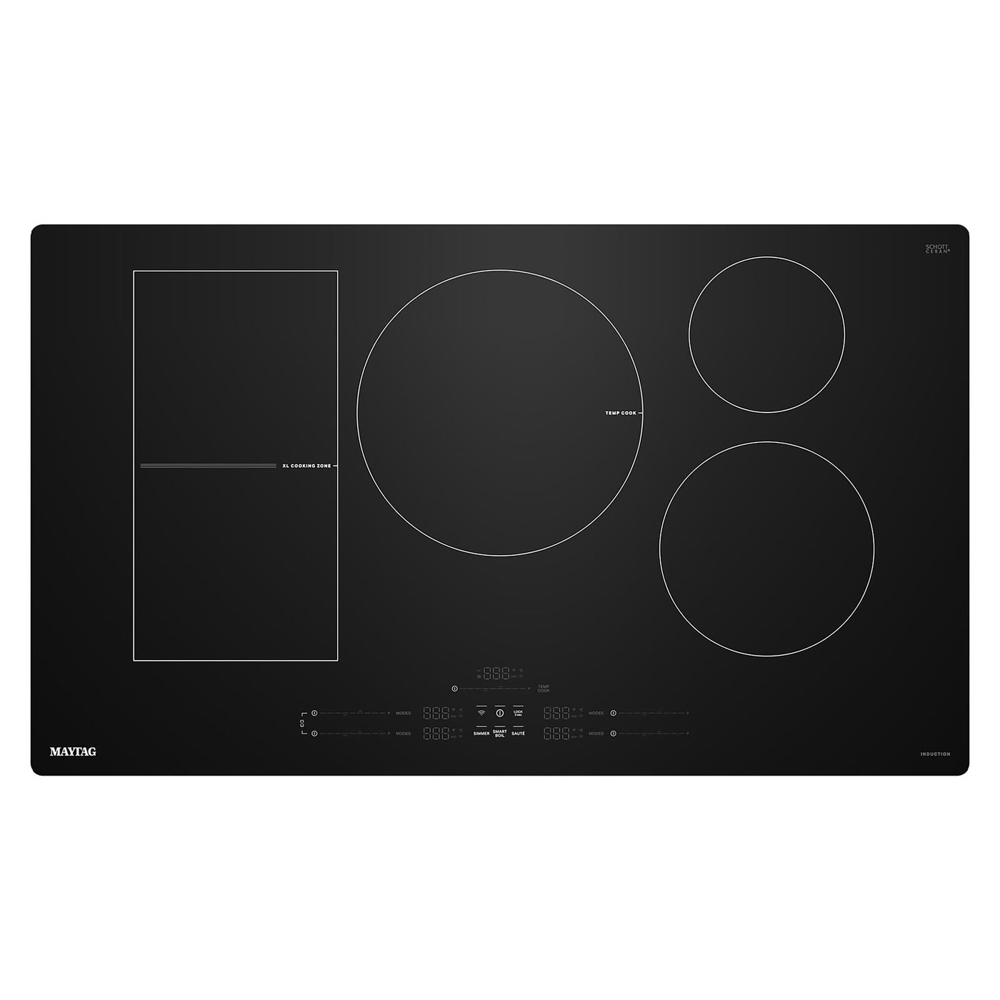 Maytag Black 36" Induction Cooktop - MCIT8036SB