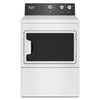 Maytag White Electric Commercial-Grade Residential Dryer (7.40 Cu Ft) - YMEDP586GW