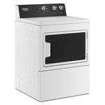 Maytag White Gas Commercial-Grade Residential Dryer (7.40 Cu Ft) - MGDP586KW