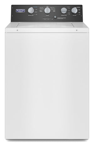 Maytag White Commercial-Grade Residential Agitator Top Load Washer (4.00 IEC Cu Ft) - MVWP586GW