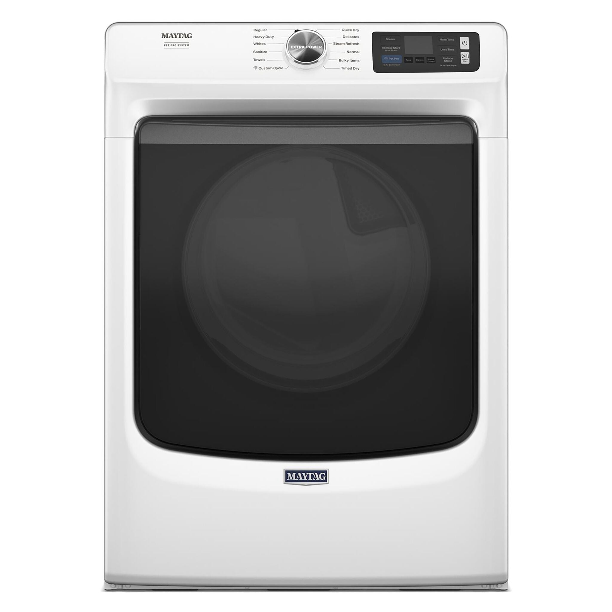 Maytag White Gas Dryer with Pet Pro (7.4 Cu.Ft.) - MGD7020RW