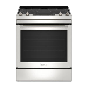 Maytag Fingerprint Resistant Stainless Steel 29.88" Electric Range (6.40 Cu Ft) - YMES8800PZ