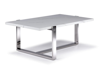 Memphis 48" Coffee Table - White