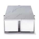 Memphis 48" Coffee Table - White