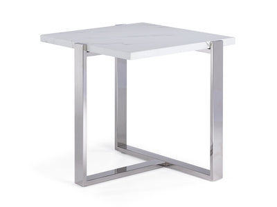 Memphis 24" End Table - White