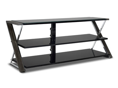 Merlot 60 " TV Stand - Black, Grey