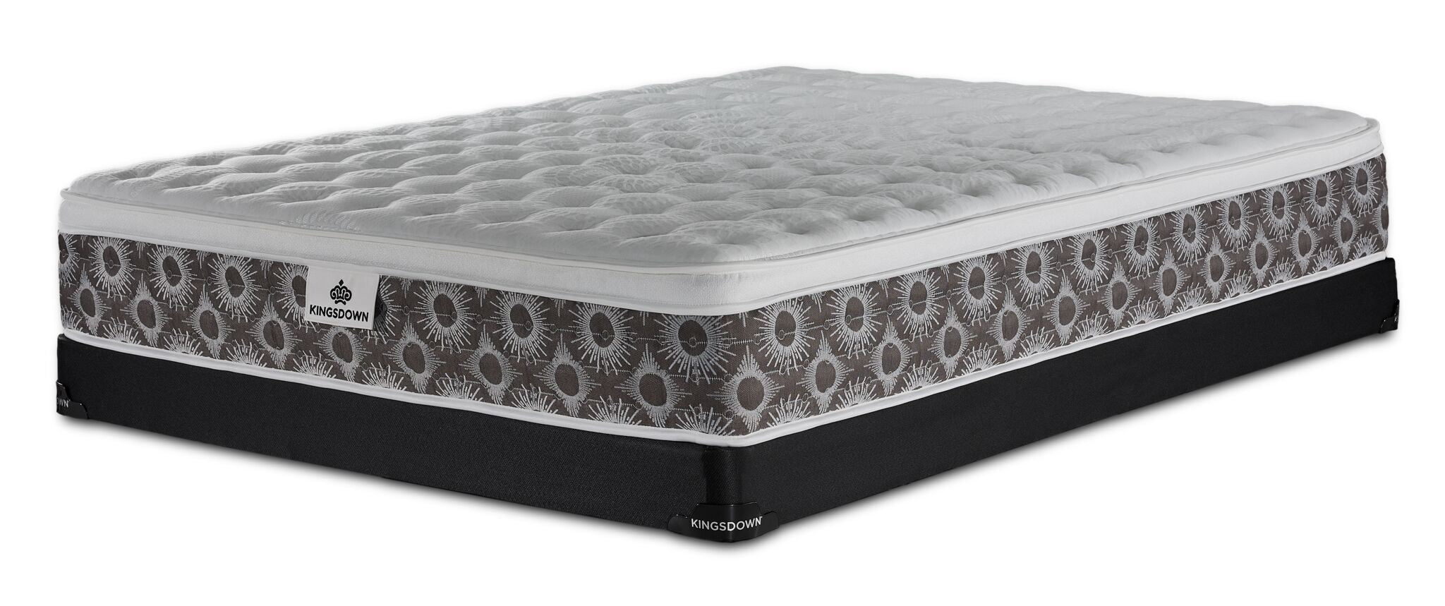 Kingsdown Merritt Medium Euro Top Full Mattress and Low Profile Boxspring Set
