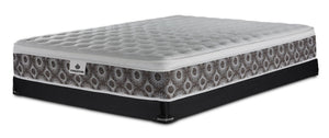 Kingsdown Merritt Medium Euro Top Twin Mattress and Low Profile Boxspring Set