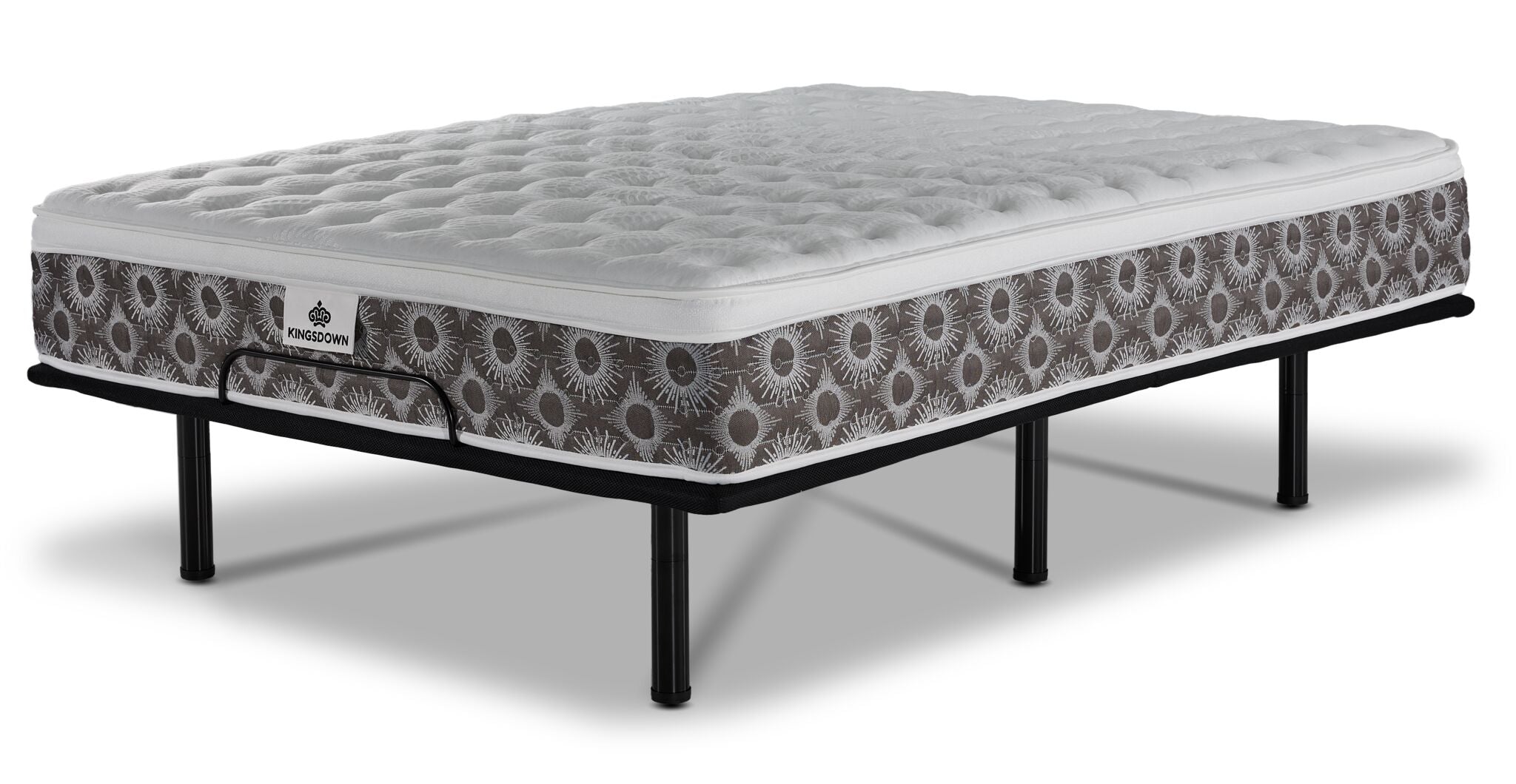 Kingsdown Merritt Medium Euro Top Queen Mattress and L2 2.0 Adjustable Base