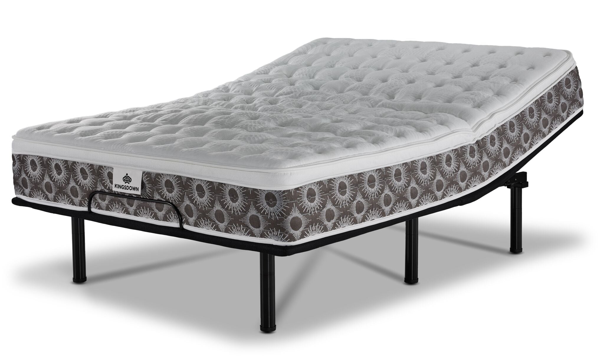 Kingsdown Merritt Medium Euro Top Queen Mattress and L2 2.0 Adjustable Base